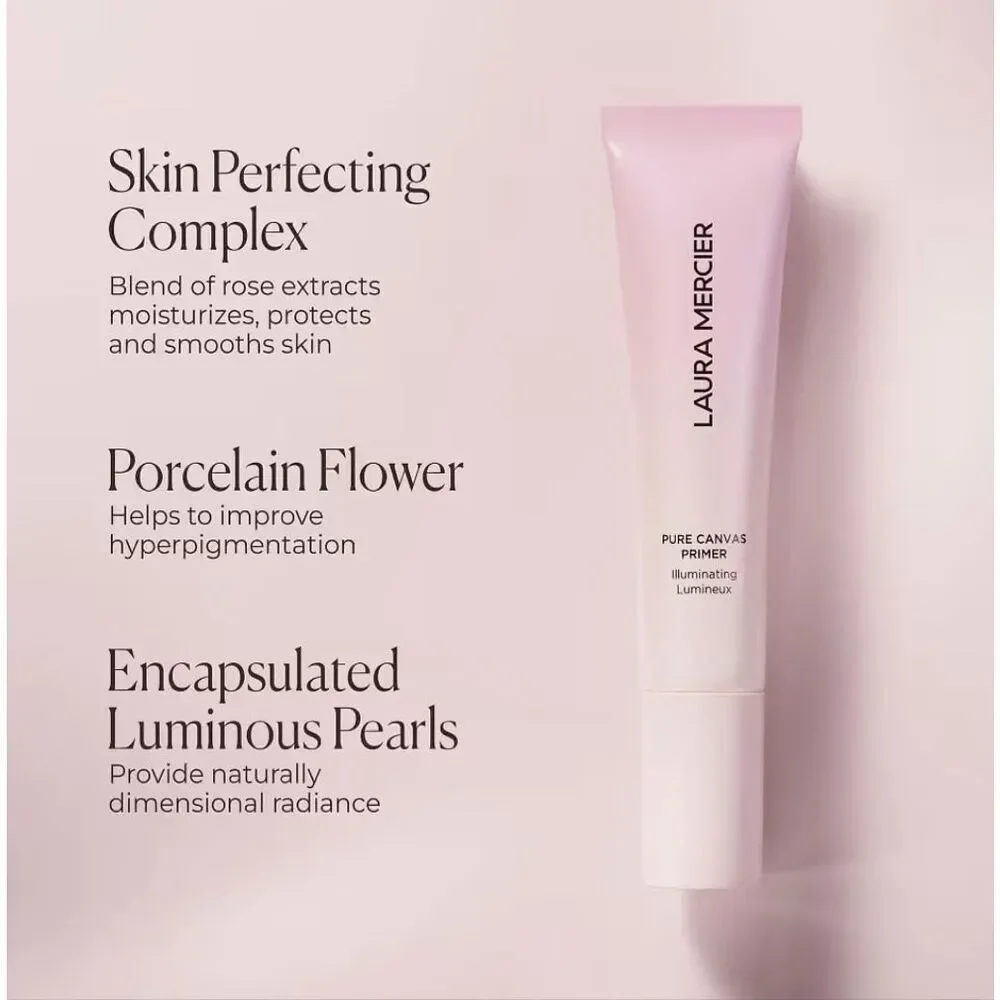 LAURA MERCIER - NIB Pure Canvas Primer in Illuminating, .5 fl. oz.